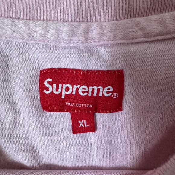Supreme Small Box Logo Tee in Pink size XL - Picture 1 of 7